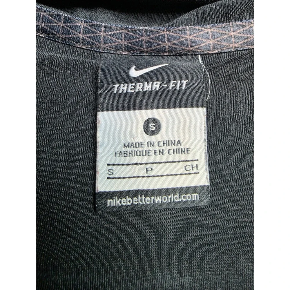Nike Lebron James Therma-Fit Hoodie Mens Small Black Raglan Sleeve  Zip Casual